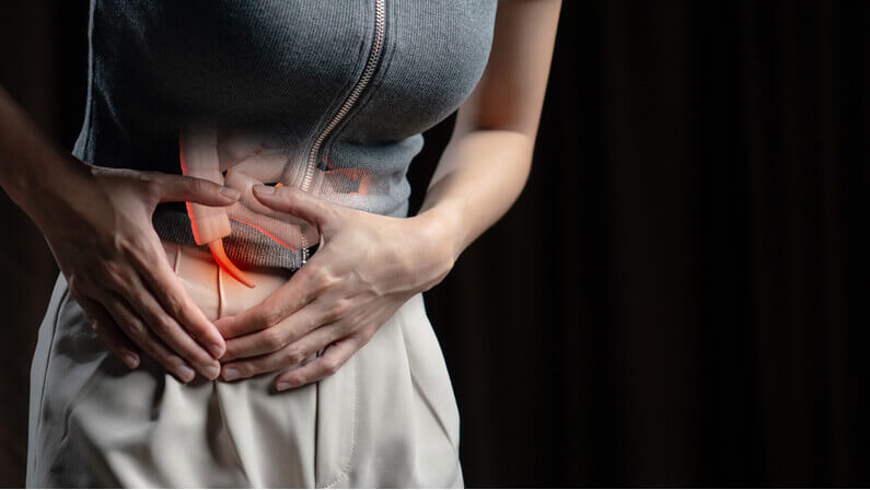 woman with appendicitis