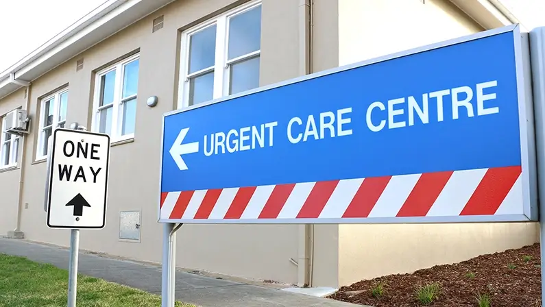 The Urgent Care Centre is part of Maryborough's hospital and medical precinct, governed under Maryborough and District Health