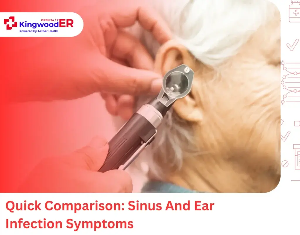 Quick Comparison Sinus And Ear Infection Symptoms