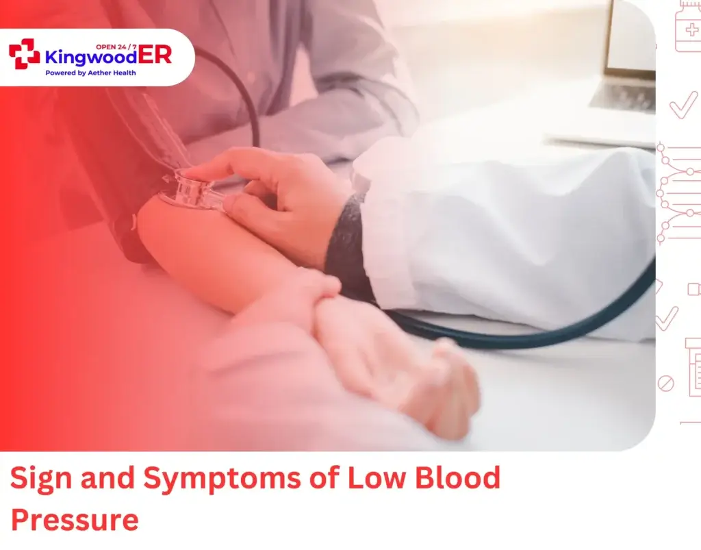 Sign and Symptoms of Low Blood Pressure