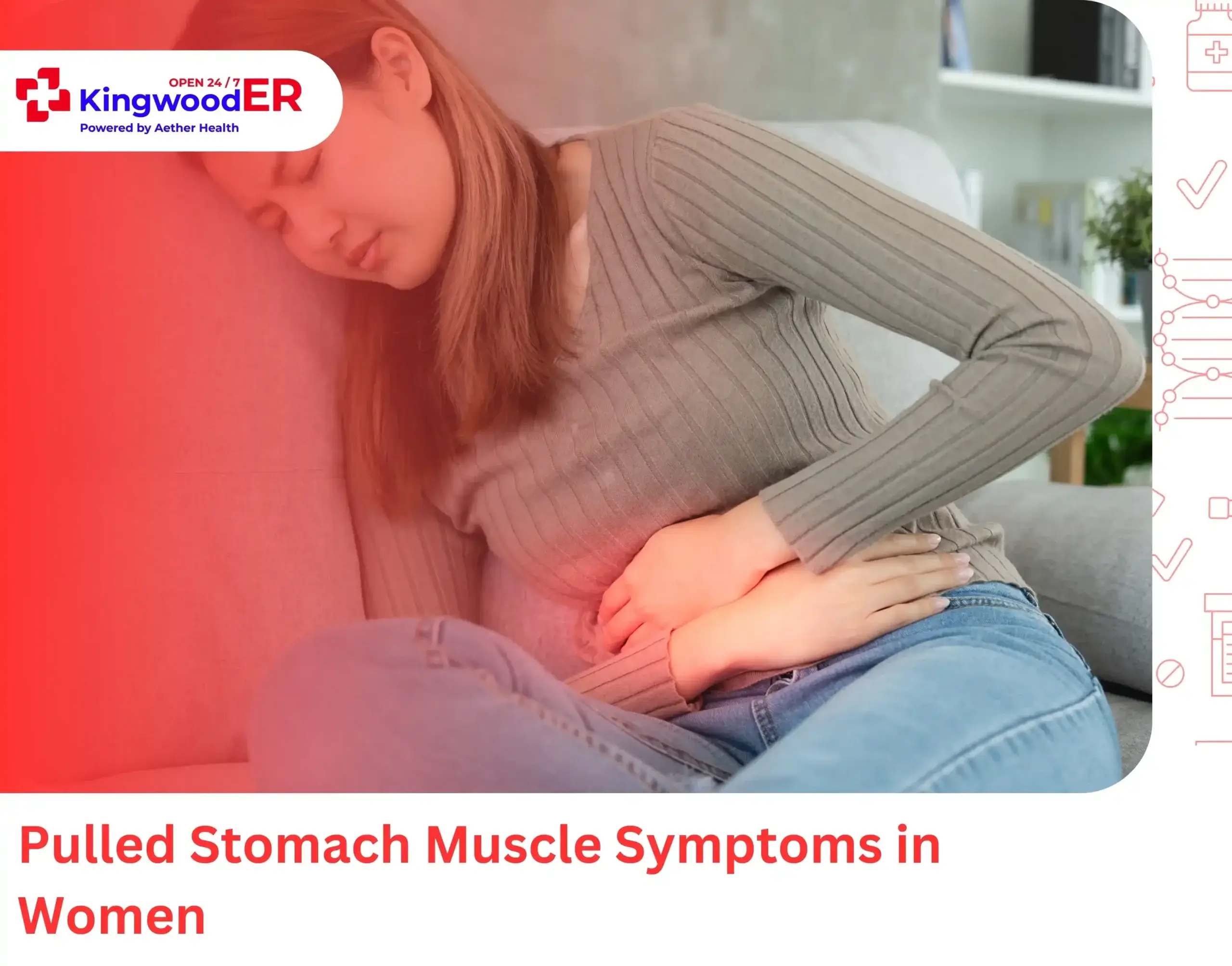 Pulled Stomach Muscle Symptoms in Women