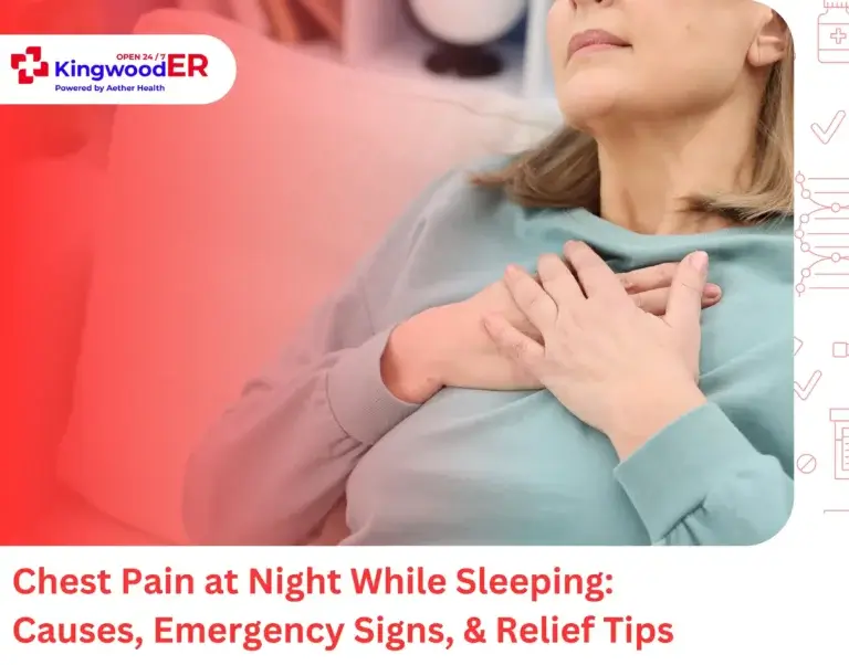 Chest Pain at Night While Sleeping Causes, Emergency Signs, & Relief Tips