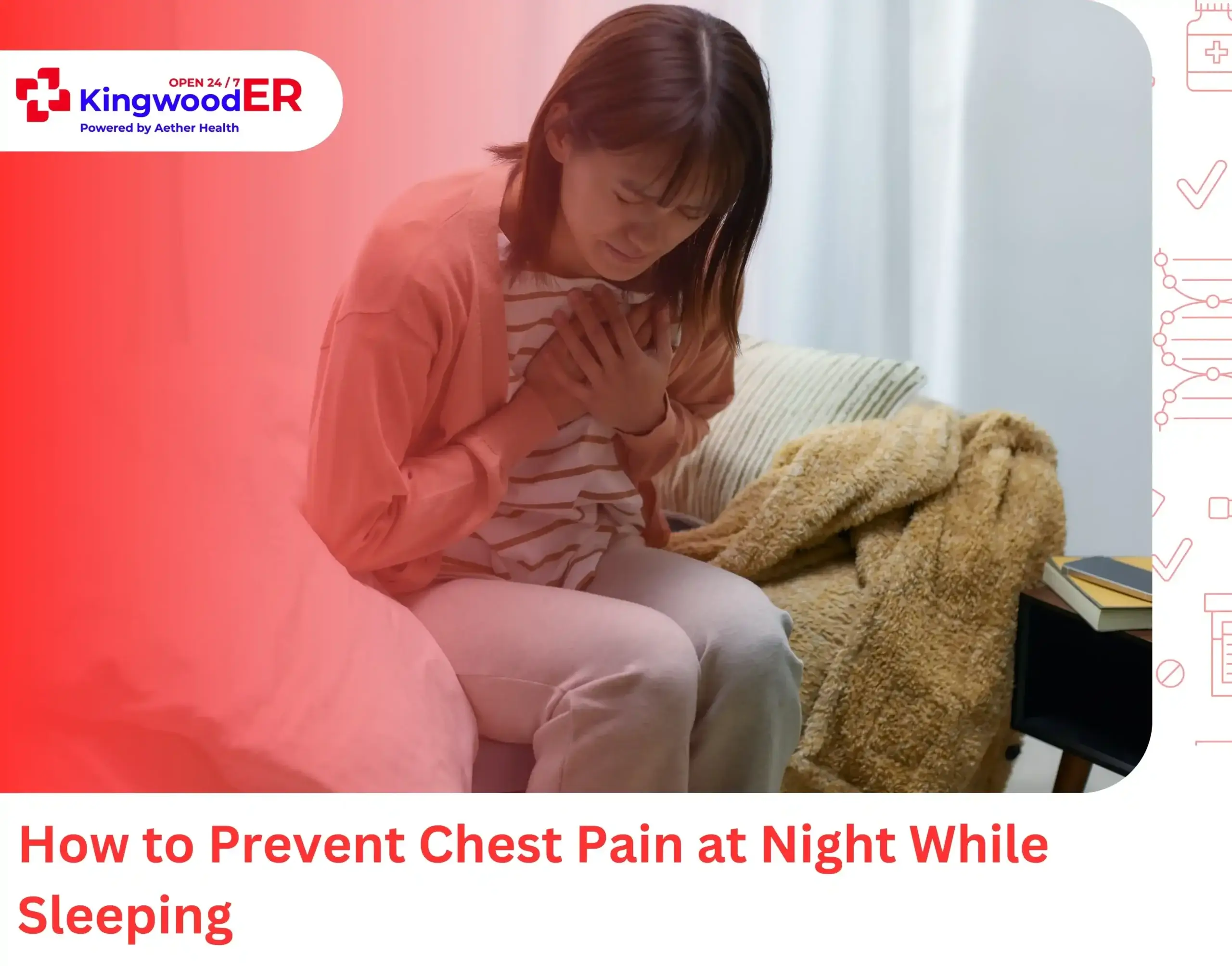 How to Prevent Chest Pain at Night While Sleeping