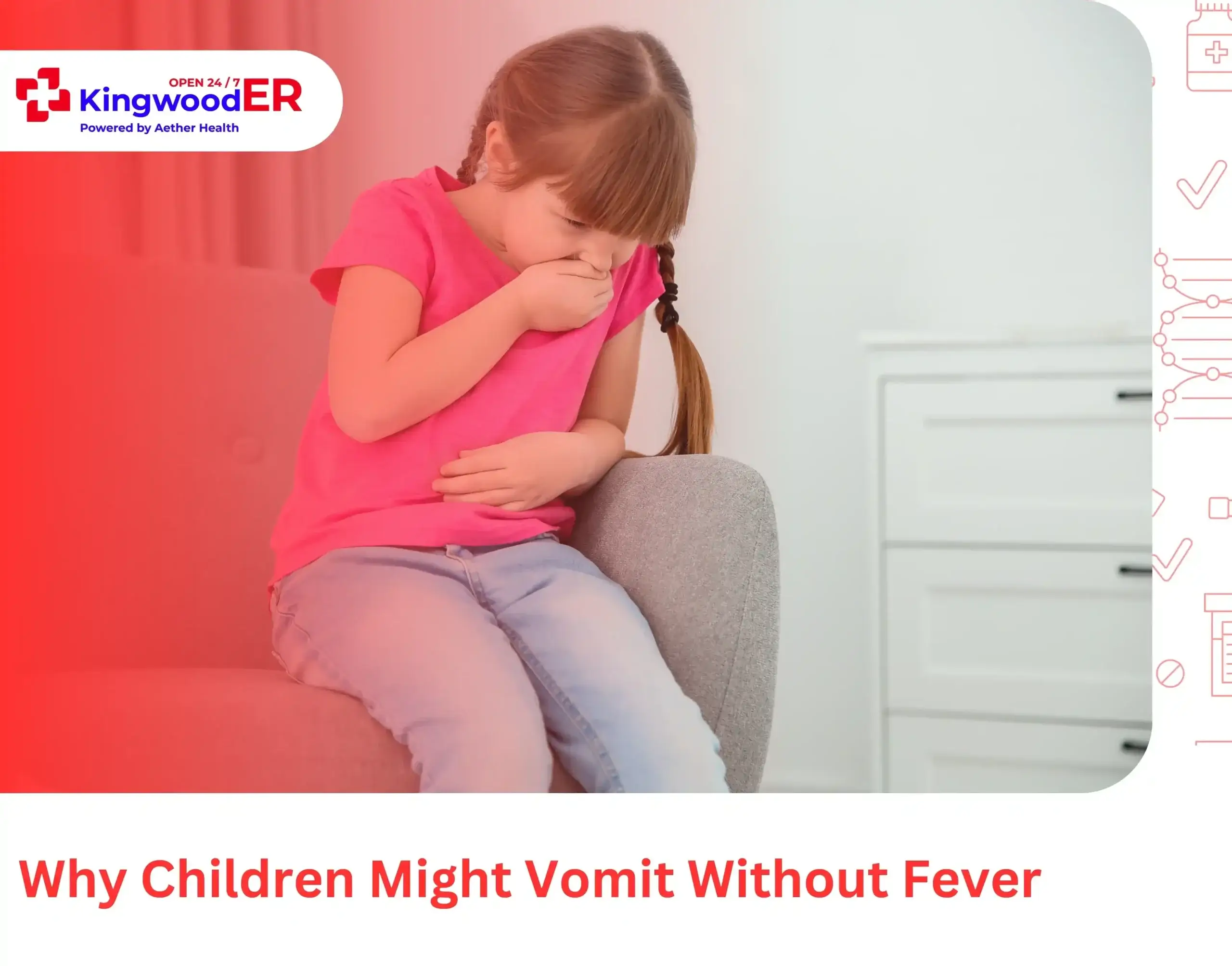 Why Children Might Vomit Without Fever