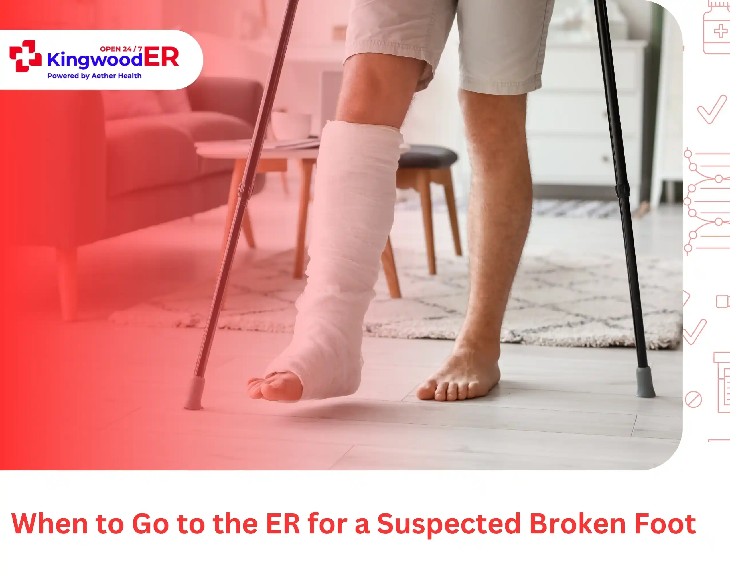 When to Go to the ER for a Suspected Broken Foot